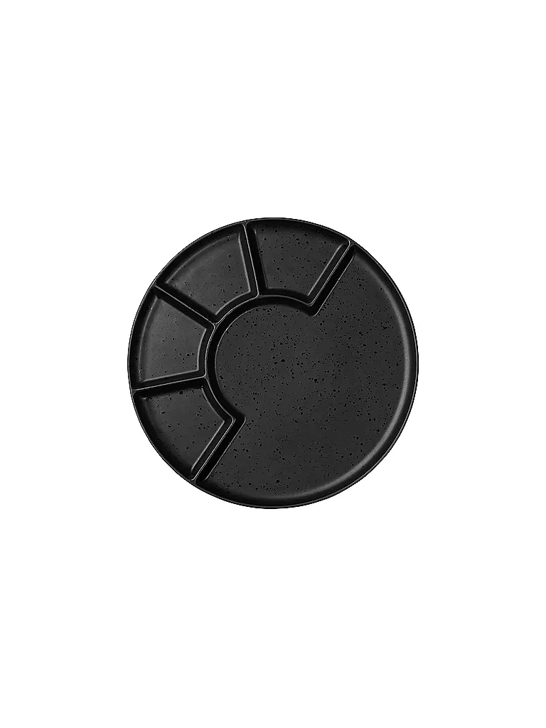 ASA SELECTION | Plato para aperitivos y fondue de 24,2 cm Coppa Kuro/Negro | Negro