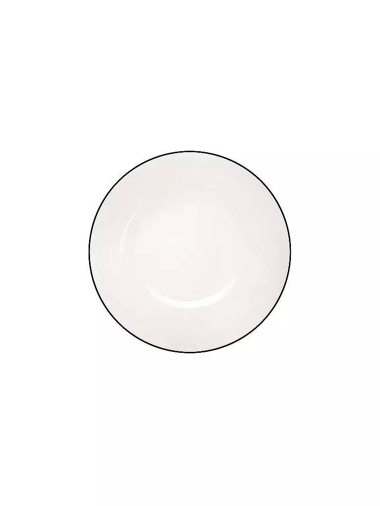 ASA SELECTION | Plato para pasta/sopa "à table ligne noir" 22cm | Blanco