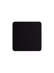 ASA SELECTION | Posavasos con aspecto de cuero de 10x10 cm, juego de 4, Cemento | Negro