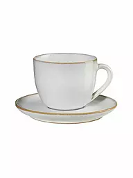 ASA SELECTION | Taza de capuchino con platillo 0,23 l Saisons Sand | Beige