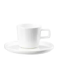 ASA SELECTION | Taza de espresso con platillo OCO 0,08l Blanco | Blanco