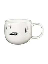 ASA SELECTION | Taza con asa SNOW TRACKS 400ml Joy / Snow Tracks | Blanco