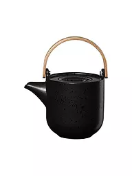 ASA SELECTION | Teekanne mit Holzgriff Coppa 0,6l Kuro/Schwarz | Negro