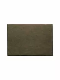 ASA SELECTION | Individual "Vegan Leather" 46x33cm (Caramelo) | Verde oscuro
