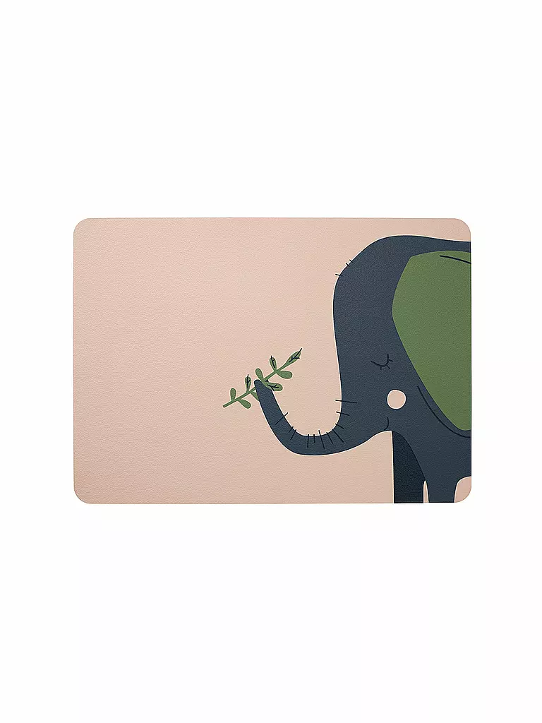 ASA SELECTION | Tischset infantil "Emma Elefante" | blau