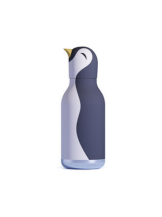 ASOBU | Botella isotérmica 460ml PINGÜINO gris / blanco