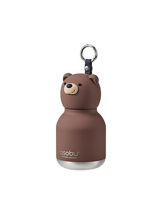 ASOBU | Mini botella térmica infantil BEAR 0,2l marrón