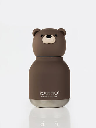 ASOBU | Mini botella térmica infantil BEAR 0,2l marrón