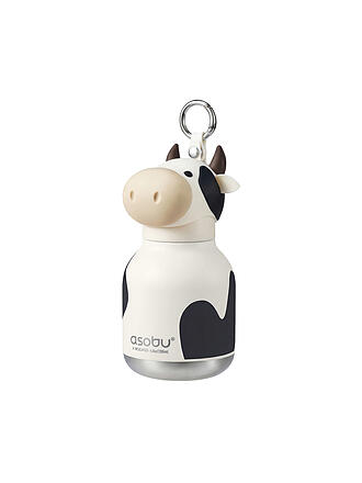 ASOBU | Mini botella termo para niños KUH 0,2l Blanco/Negro