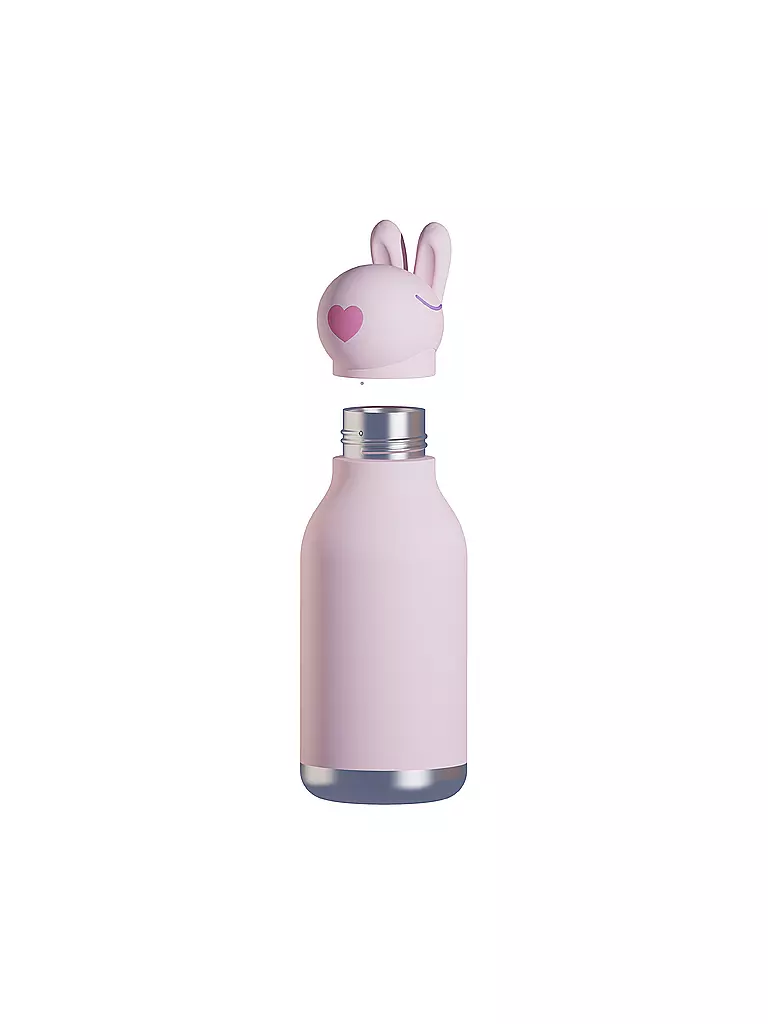 ASOBU | Botella isotérmica 460ml CONEJO rosa | Rosa
