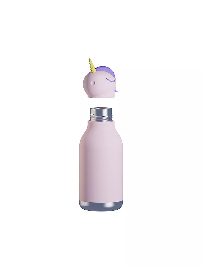 ASOBU | Botella isotérmica de 460 ml UNICORNIO rosa | Rosa
