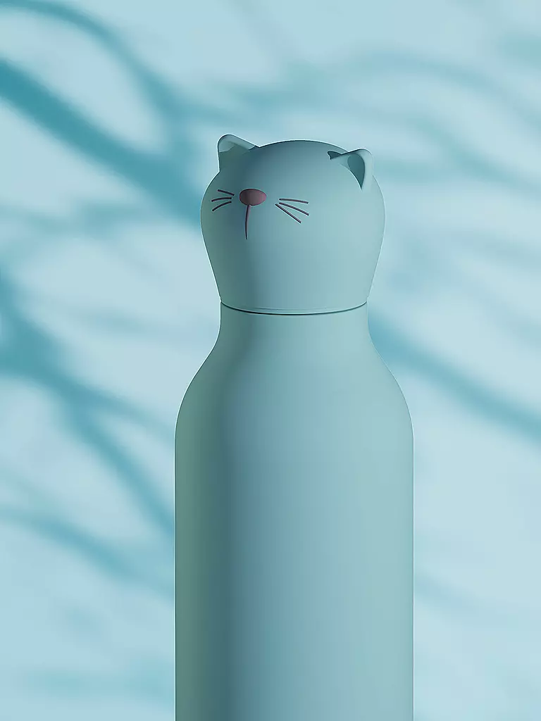 ASOBU | Botella termo de 460 ml GATO menta | 