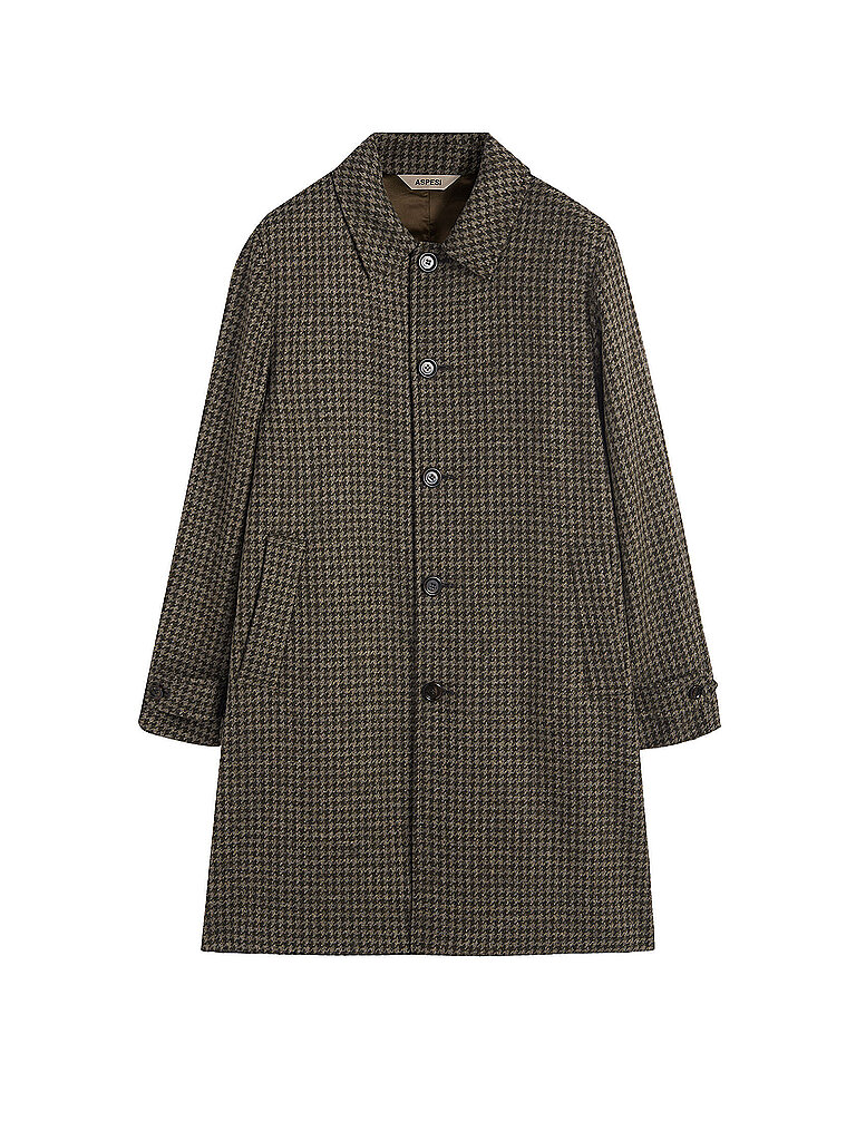 ASPESI Abrigo de lana gris