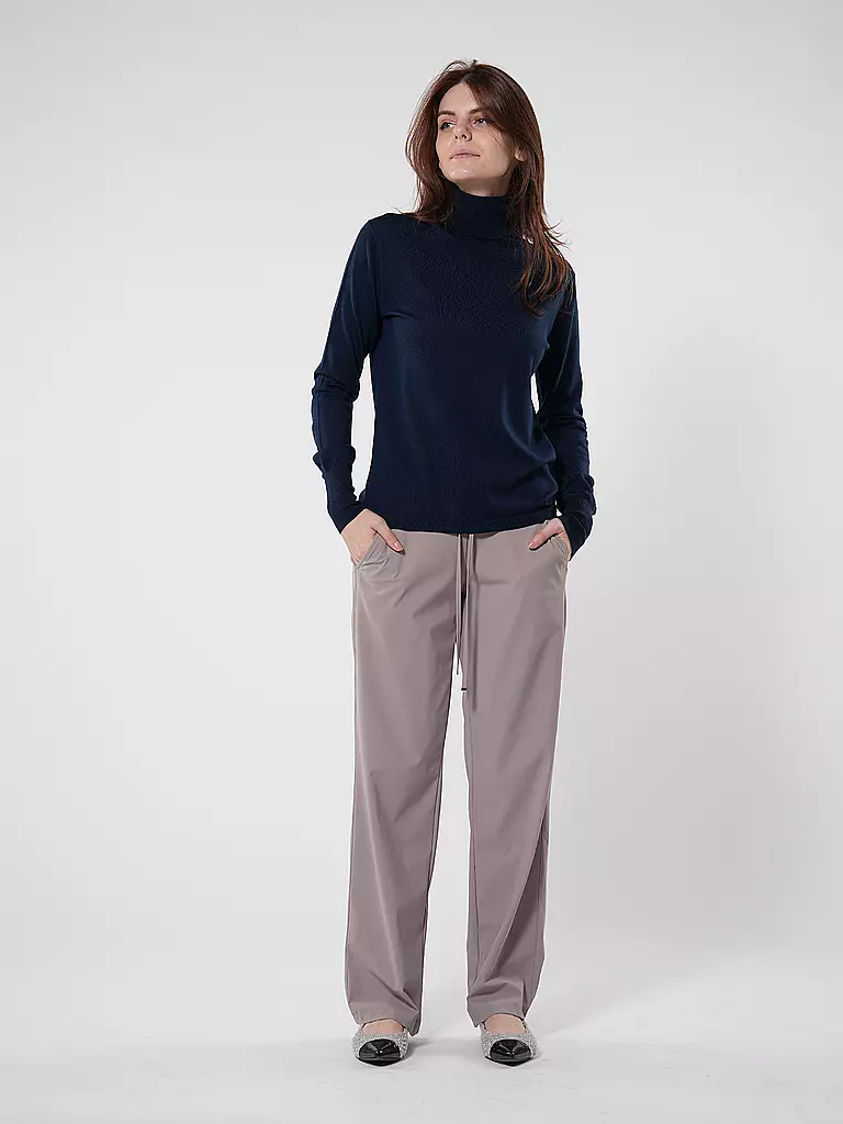 ASPESI | Jersey de cuello alto | Azul oscuro