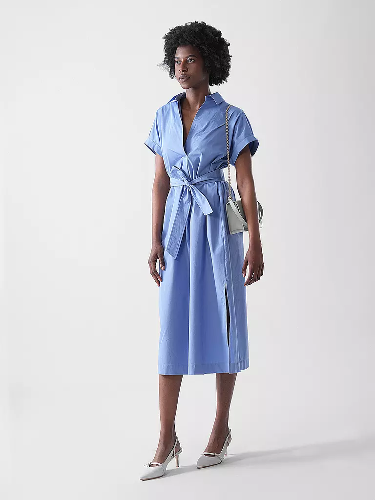 ASPESI | Midikleid | Azul claro