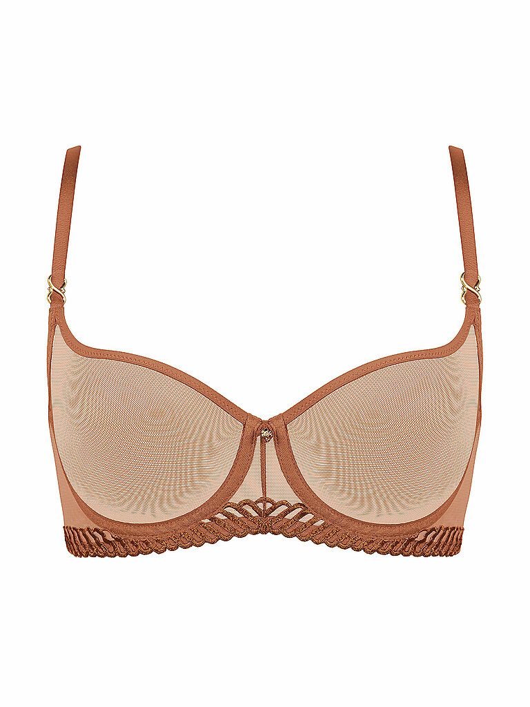 AUBADE Sujetador con aros SHEER EMOTION honey marrón claro