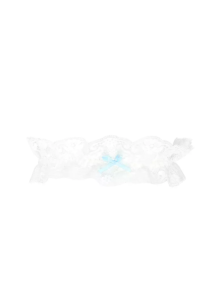 AUBADE | Liga KISS OF LOVE opale | Blanco