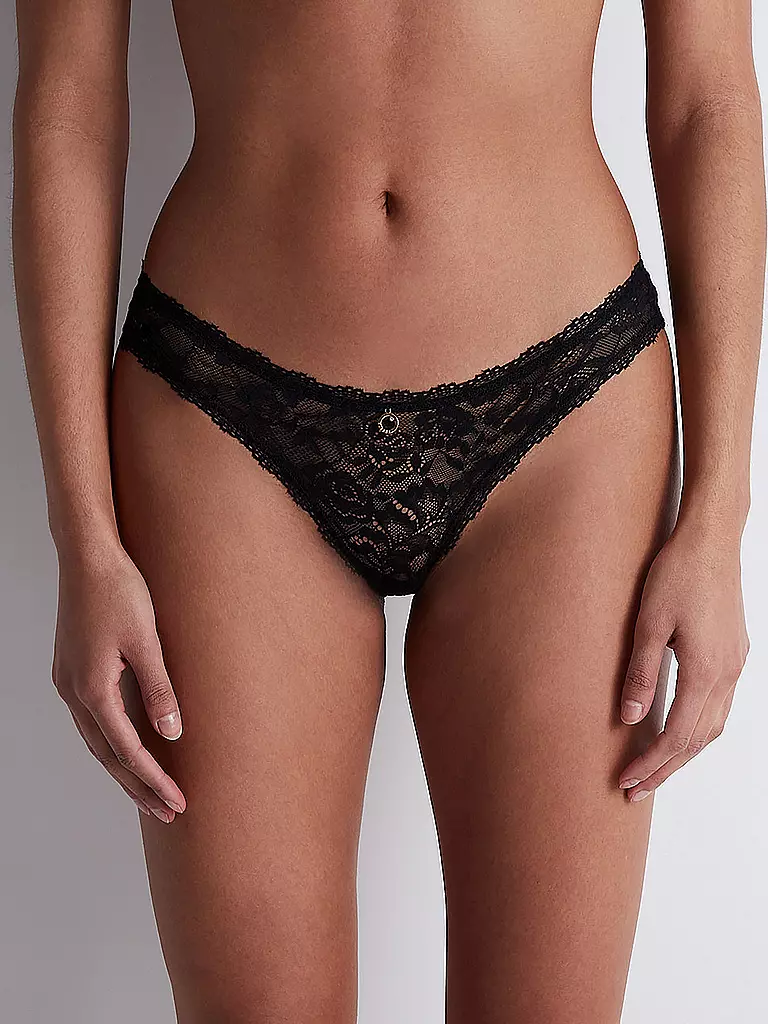 AUBADE | Slip ROSESSENCE negro | Negro