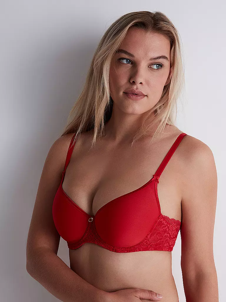 AUBADE | Sujetador camiseta ROSESSENCE gala | Rojo