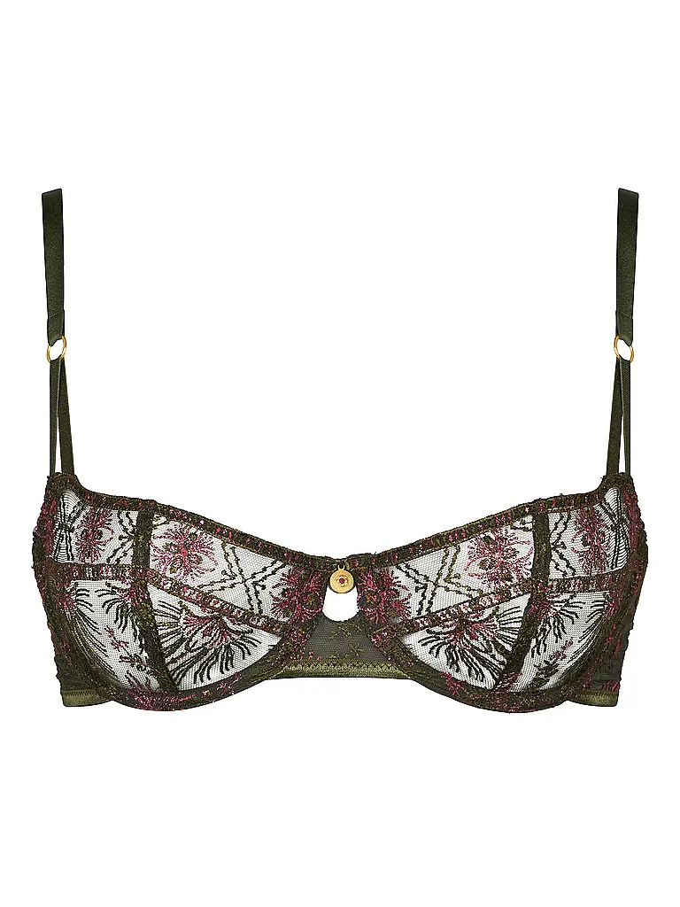 AUBADE | Sujetador con aros SOUND OF HEART dark garden | Oliva