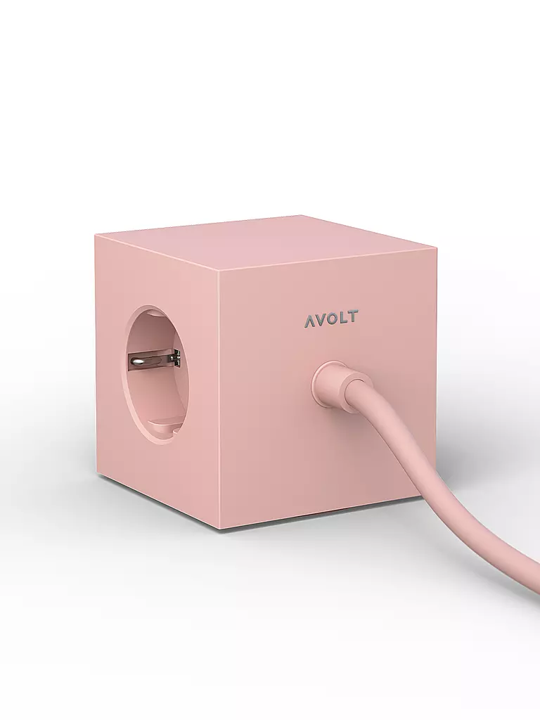 AVOLT | Regleta Square 1 F 1.8MT Rosa Antiguo | Rosa