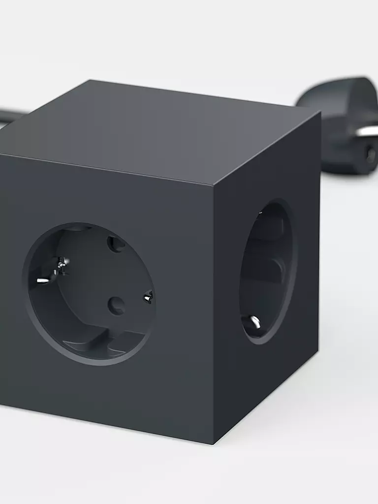 AVOLT | Regleta Square 1 F 1.8MT Stockholm Black |