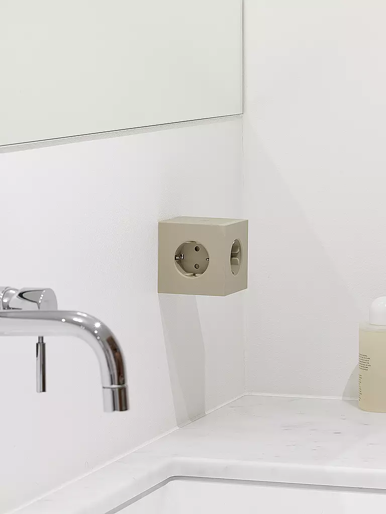 AVOLT | Regleta Square 2 F Beige | Crema