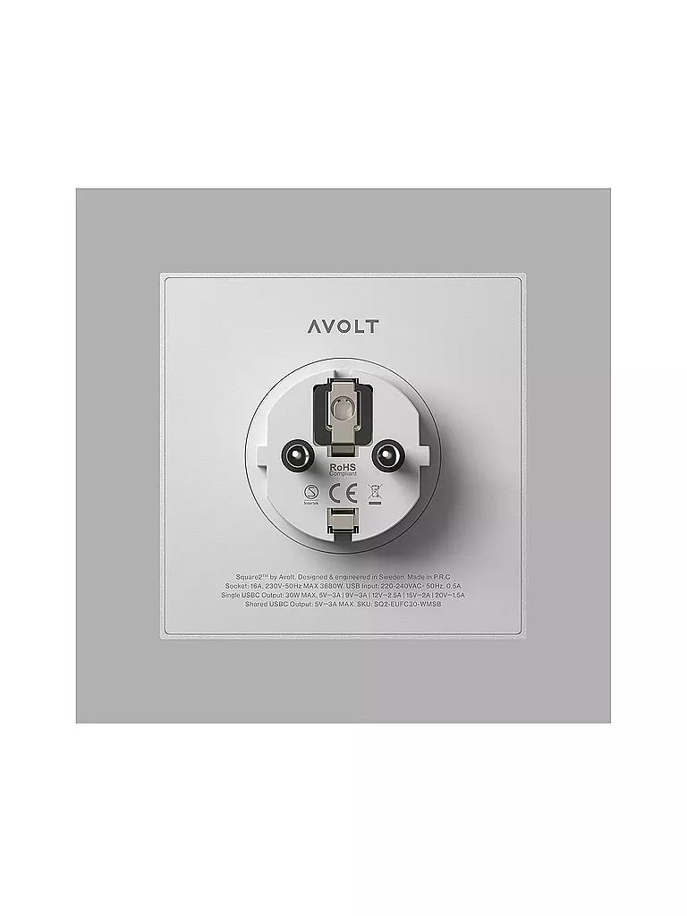 AVOLT | Regleta Square 2 F Grey | 
