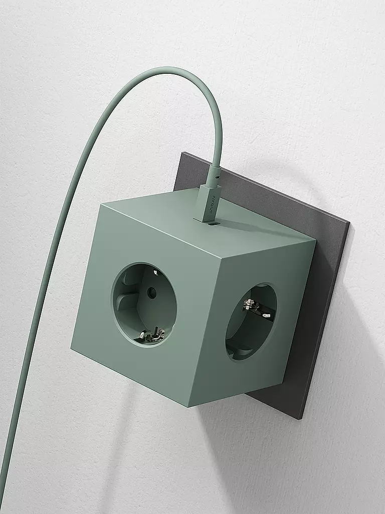 AVOLT | Regleta Square 2 F Oak Green | Verde