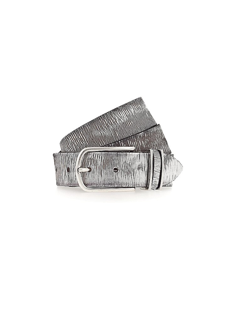 Cinturón de cuero CUNO gris 100
