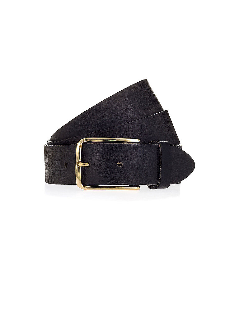 B.BELT Cinturón de cuero negro