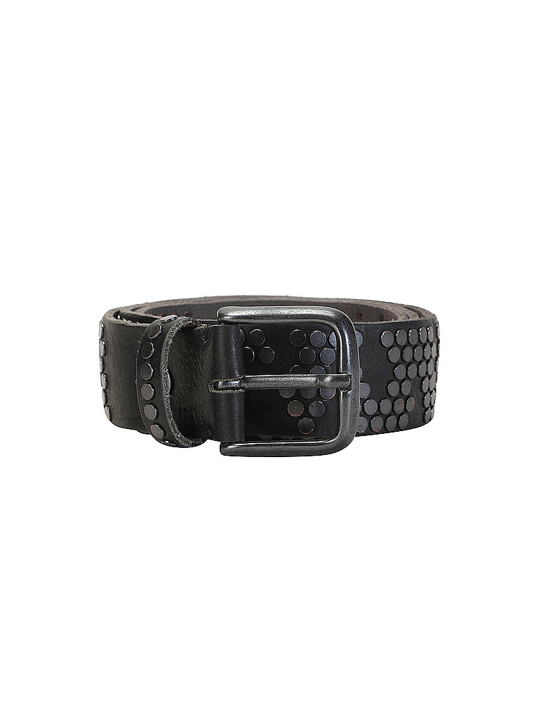 Cinturón de cuero negro 80