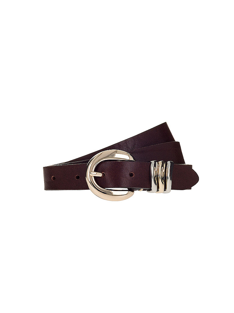 B.BELT Cinturón de cuero marrón