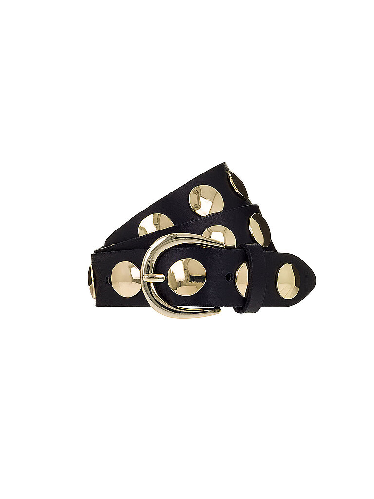 Cinturón de cuero negro 80