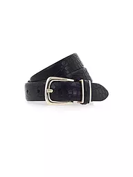 B.BELT | Cinturón de cuero CHARLISA | Negro