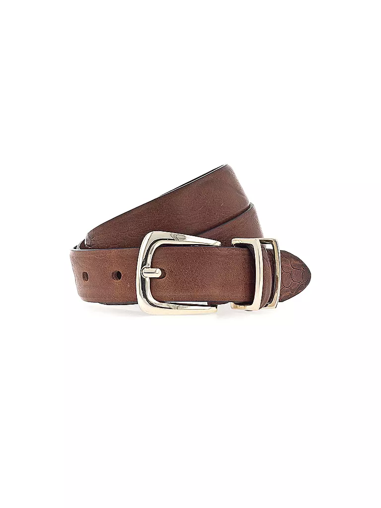 B.BELT | Cinturón de cuero CHARLISA | Marrón