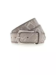 B.BELT | Cinturón de cuero SABIA | Plata