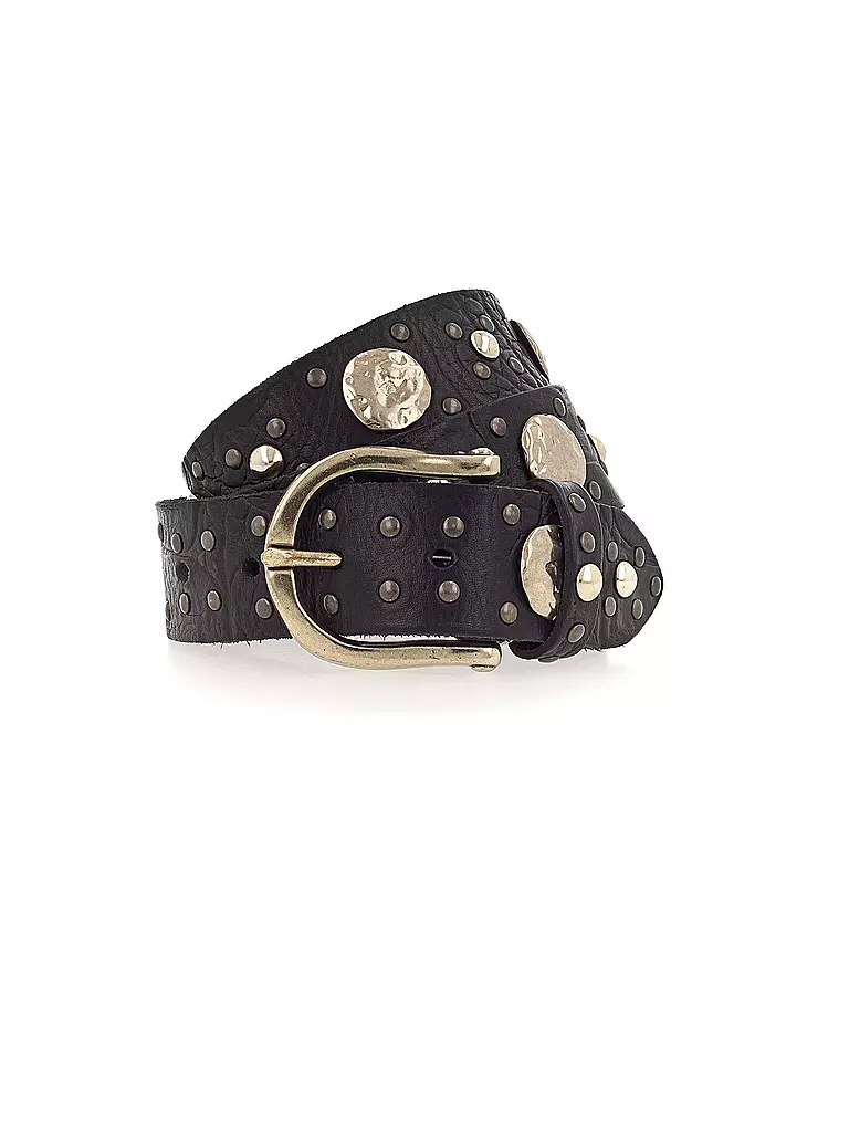B.BELT | Cinturón de cuero SENJA | Negro