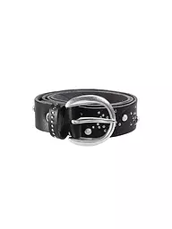 B.BELT | Cinturón de cuero STARLA | Negro