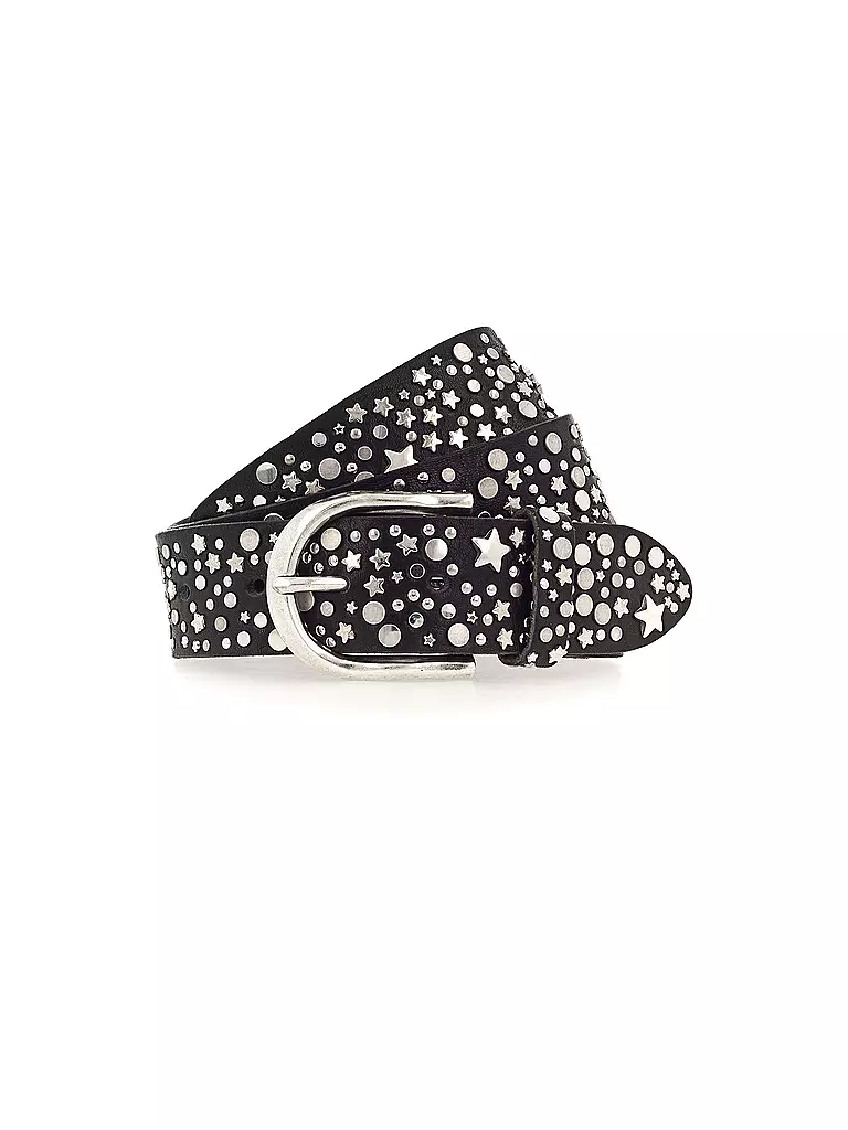 B.BELT | Cinturón de cuero STERORA | Negro