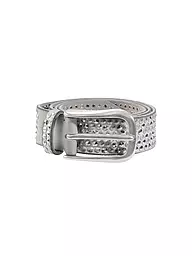 B.BELT | Cinturón de cuero | Gris claro