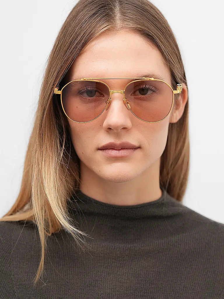 BALMAIN | Nombre del producto: Gafas de sol BRIGADE VII | Oro