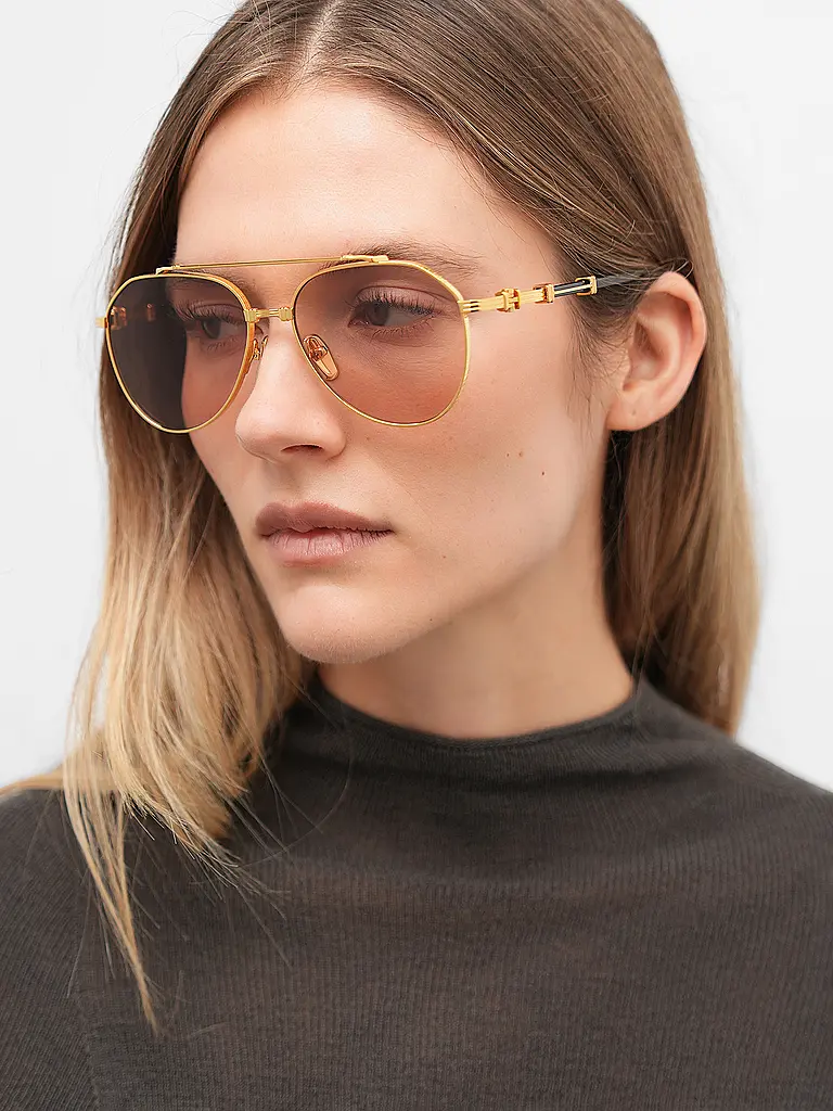 BALMAIN | Nombre del producto: Gafas de sol BRIGADE VII | Oro