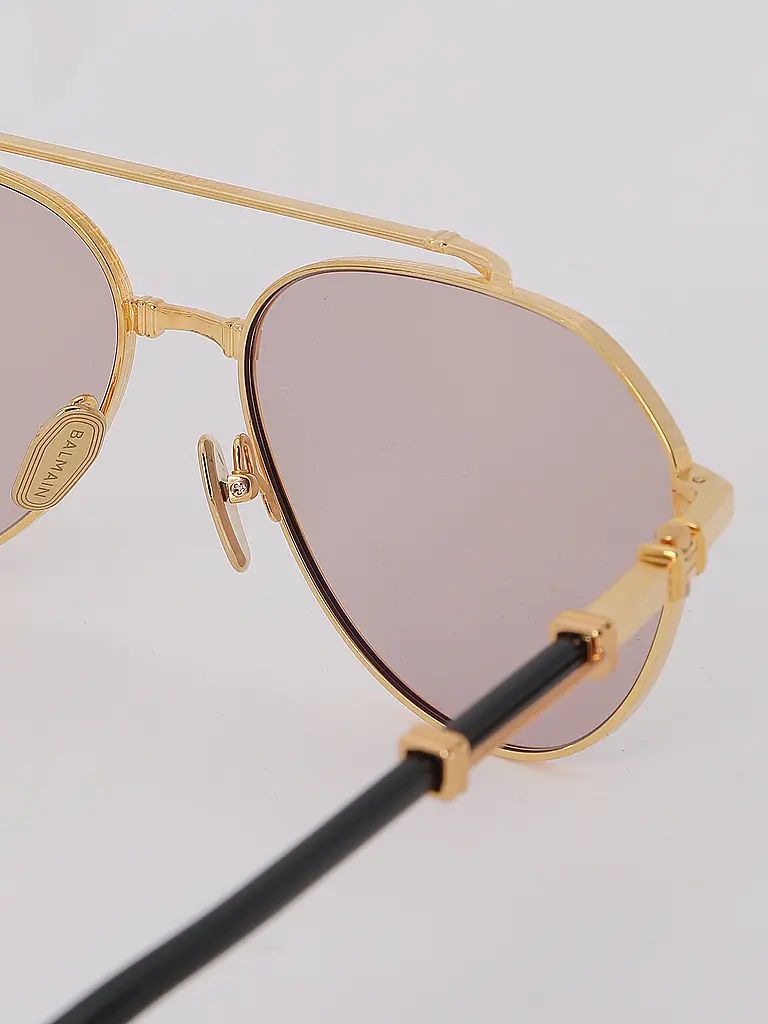 BALMAIN | Nombre del producto: Gafas de sol BRIGADE VII | Oro