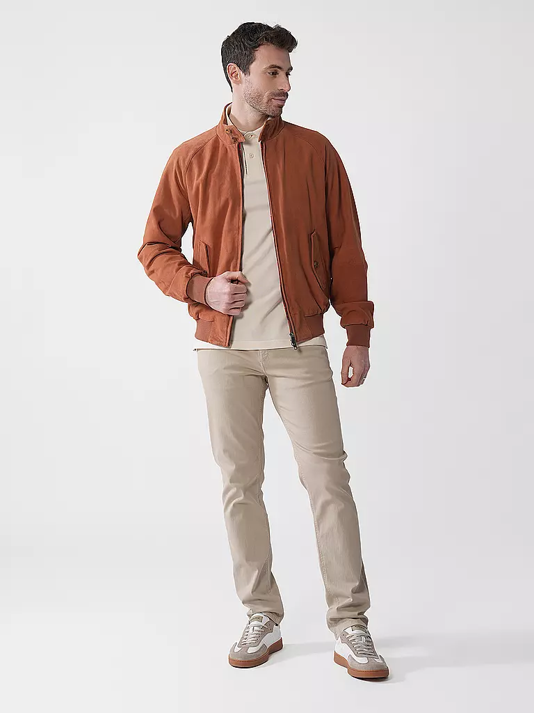 BARACUTA | Chaqueta de cuero G9 SUEDE | Cobre