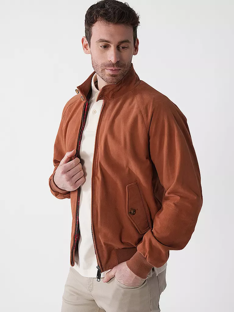 BARACUTA | Chaqueta de cuero G9 SUEDE | Cobre
