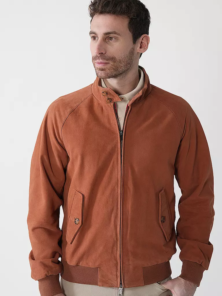 BARACUTA | Chaqueta de cuero G9 SUEDE | Cobre