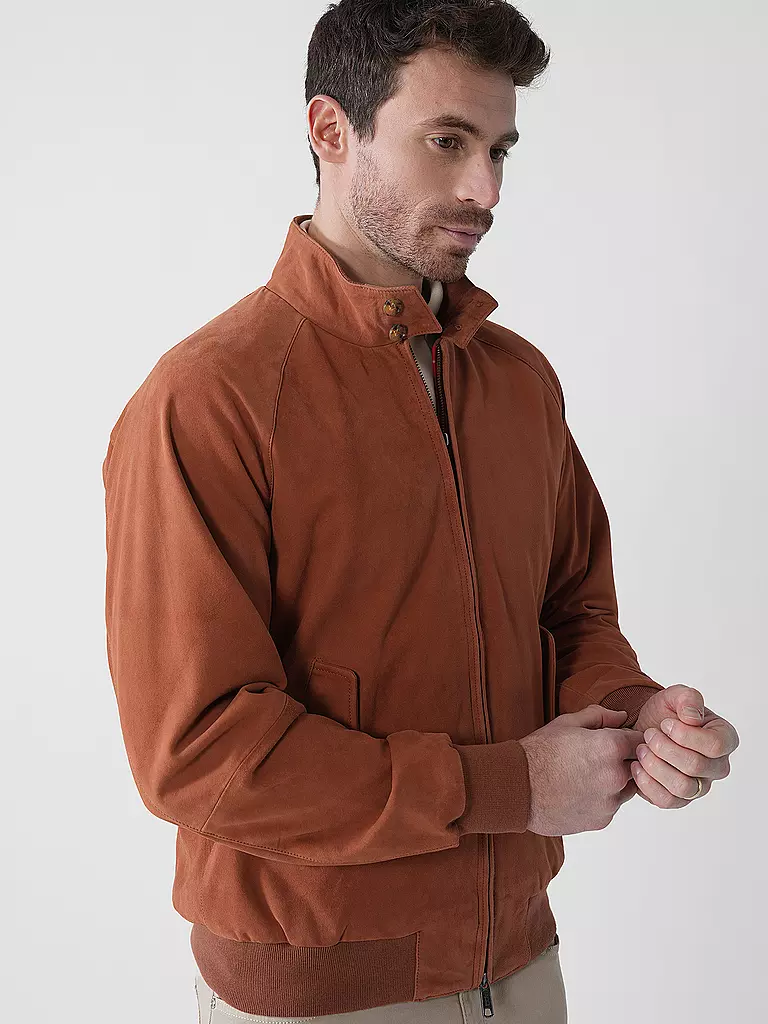 BARACUTA | Chaqueta de cuero G9 SUEDE | Cobre