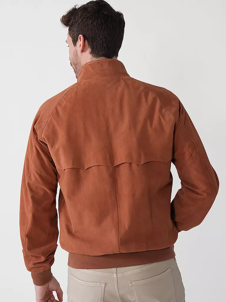 BARACUTA | Chaqueta de cuero G9 SUEDE | Cobre