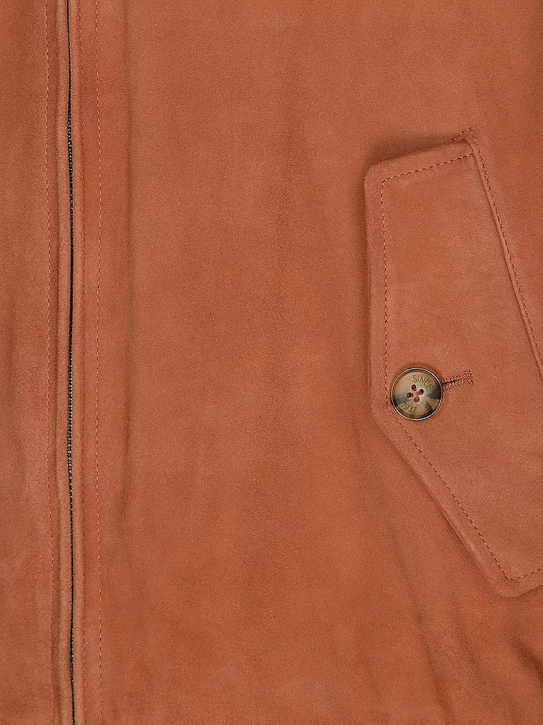 BARACUTA | Chaqueta de cuero G9 SUEDE | Cobre